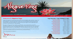 Desktop Screenshot of algarveyoga.com